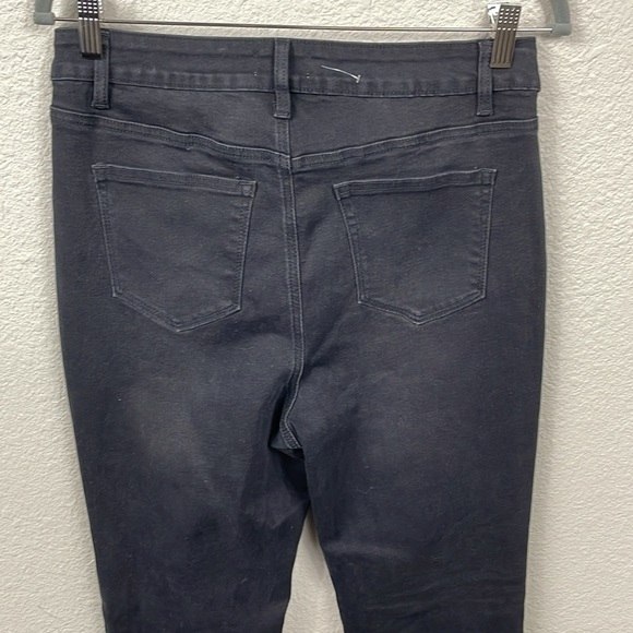 New BBJ High Rise Flare Leg Rhinestone Bling Slit Night Out Sz 30 - Picture 5 of 13